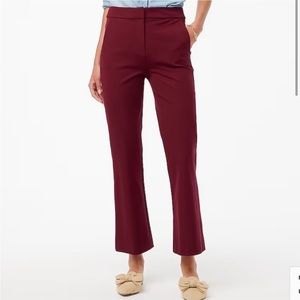 J Crew Kelsey cotton flare pant